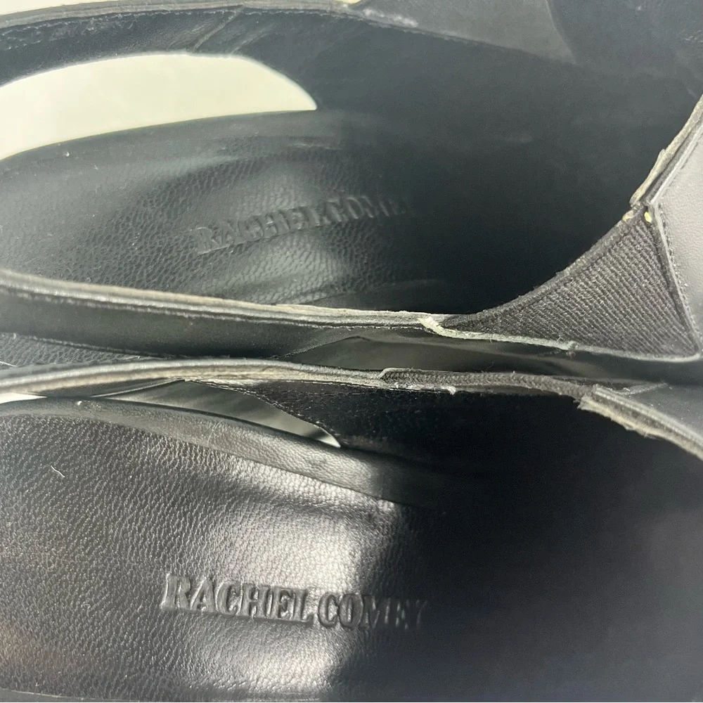 Rachel Comey Virgo Slingback Wedge Heels in Black Women's Size 6.5